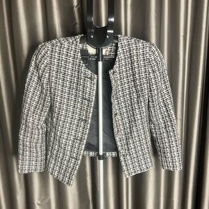 Babaton Women's Black and White Tweed Jacket
